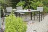 Garten-Sitzgruppe MILA 7tlg. - Kunststoff, Anthrazit | Gartenmöbel-Set Gartengarnitur Garten-Essgruppe mit Stühlen und Esstisch Bild 2