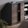 Küchenschrank für Dachschrägen R-Line Edelgrau 80 cm mit 2 Türen, Schrankkorpus 60 cm Tiefe Vicco Bild 4