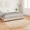 vidaXL Teppich aus Kunstschaffell TAFALLA Beige 120 x 120 cm Polyester 42021487 Bild 4