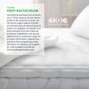 Topper 100x200 cm Matratzenauflage mit HR-Schaum Kaltschaum 6 cm Schoner H2 H4 Bild 5