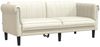 vidaXL Sofa 2-Sitzer Creme Samt 372582 Bild 2