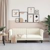 vidaXL Sofa 2-Sitzer Creme Samt 372582 Bild 3