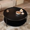 Bronx71 Couchtisch Rio rund Ø 90 cm Eiche schwarz Bild 4