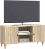 vidaXL TV-Schränk Sonoma-Eiche 102 x 34,5 x 50 cm Holzwerkstoff 894237 Bild 2