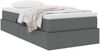 vidaXL Aufbewahrungsbett mit Matratze Dunkelgrau 90 x 200 cm Polyester 3370201 Bild 3