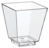 50 Fingerfood - Schalen, PS eckig 50 ml 5 cm x 4,5 cm x 4,5 cm glasklar Bild 2