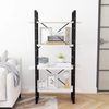 vidaXL Bücherregal 4 Böden Weiß 80x30x140 cm Massivholz Kiefer 806463 Bild 3