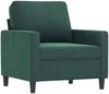 vidaXL Sessel Dunkelgrün 60 cm Samt 359181 Bild 2