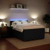 vidaXL Boxspringbett mit Matratze Schwarz 140x200 cm Samt 3288632 Bild 4