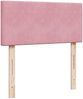 vidaXL Boxspringbett mit Matratze Rosa 100x200 cm Samt 3287661 Bild 5