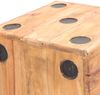 CREEDWOOD Hocker HOLZ WÜRFEL TISCH "GAME 25", Massivholz, 25cm, Blumenhocker Würfel O Bild 4