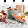RÖMERTOPF Römertopf Frische-Topf MAXI - Zwiebeln Aufbewahrung 2,8 Liter Grün, (Set), aus Naturton Bild 3