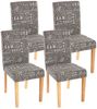 MCW Esszimmerstuhl Littau-s-4 (Set, 4 St), 4er-Set, Rutschfest durch Kunststoffuntersatz, Komfortable Polsterung Bild 5