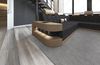 Wohnlandschaft Wave XXL in Stoff - Strukturstoff - schwarz-sandbeige - Links Bild 5