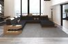 Wohnlandschaft Wave XXL in Stoff - Strukturstoff - schwarz-sandbeige - Links Bild 4