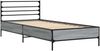 vidaXL Bettrahmen Grau Sonoma 80 x 200 cm Holzwerkstoff 8009116 Bild 3