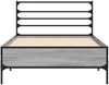 vidaXL Bettrahmen Grau Sonoma 80 x 200 cm Holzwerkstoff 8009116 Bild 4