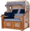 Strandkorb Komplettset - bene living - Ammersee Grande XL Teak - PE shell - Modell 518 - inkl. Liftersystem Bild 3