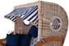 Strandkorb Komplettset - bene living - Ammersee Grande XL Teak - PE shell - Modell 518 - inkl. Liftersystem Bild 4