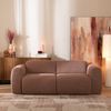 Bronx71 Sofa Maine 2,5 Sitzer Bouclé rot/rosa Bild 3