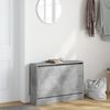 vidaXL Schuhschrank Betongrau 80x21x57 cm Holzwerkstoff 839913 Bild 3