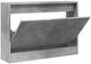 vidaXL Schuhschrank Betongrau 80x21x57 cm Holzwerkstoff 839913 Bild 2