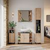 Waschbeckenunterschrank Aquis Sonoma 79.6 x 64 cm mit 2 Türen Vicco Bild 4