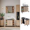 Waschbeckenunterschrank Aquis Sonoma 79.6 x 64 cm mit 2 Türen Vicco Bild 2
