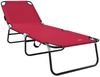vidaXL Klappbare Sonnenliege 2 pcs Rot 188 x 57 x 86,5 cm Polyester 42003148 Bild 4
