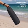Sekey Strandstuhl Faltbar Campingstuhl Klappbar Klappstuhl mit Niedrigen Stuhlbeinen, bis 140 kg, Grau Bild 5