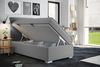 Boxspringbett BRIX Hellgrau 90x200 cm inkl. Bettkasten Bild 2