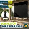tillvex© Klemmmarkise Senkrechtmarkise Außen Balkon 200 x 310 cm Schwarz Bild 4