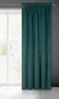 Eurofirany 'VILLA' Vorhang, Samtvorhänge, Velours Blickdicht, Dunkeltrürkis, Jade, KRÄUSELBAND, H270 x B140 cm (1er Pack) Bild 4