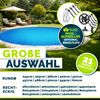 tillvex Pool Solarfolie Rund 488 cm - Schwarz Solarplane Solarheizung Solarabdeckplane Poolheizung Wärmeplane Bild 2