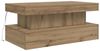 Couchtisch, Sofatisch mit LED-Leuchten Artisan-Eiche 90x50x40 cm Bild 3