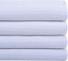 VIVOTE Microfaser Geschirrtücher weiß 40x60cm 4er Set Fusselfrei Saugfähig Bild 4