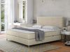 Boxspringbett Lorenka Cord, Beige, 140x200 cm Bild 2