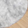 vidaXL Teppich Shaggy Hochflor NAVARRA Hellgrau 240x240 cm Polyester 4102930 Bild 4