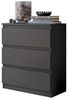 Furnica Kommode GABRIEL mit 3 Schubladen H72cm B60cm T33cm Bild 5