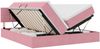 vidaXL LED-Speicherbett mit Matratze Rosa 200 x 200 cm Samt 3371620 Bild 2