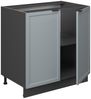 Spülenunterschrank Fame-Line Hellblau-grau 80 cm mit Regal, AP Anthrazit Vicco Bild 5