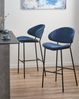 Set mit 2 Barstühlen KIANA Marineblau Bild 3