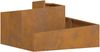 vidaXL Garten-Pflanzgefäß Braun 80 x 80 x 50 cm Wetterfeststahl 873584 Bild 2
