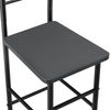 Herrendiener Stuhl Anaheim 107x45x45 cm Dunkelgra en. casa Bild 4