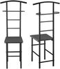 Herrendiener Stuhl Anaheim 107x45x45 cm Dunkelgra en. casa Bild 2