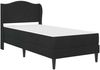 vidaXL Bettrahmen mit Kopfteil Schwarz 100x200 cm Samt 3415188 Bild 3