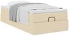 vidaXL Ottoman-Bett mit Matratze Creme 90x200 cm Stoff 3311083 Bild 5