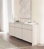 Selsey 'Lummo' Sideboard 3-türig mit 3 Schubladen, Kaschmirgrau, 156 cm Bild 3