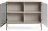 Selsey 'Tosena' Sideboard zweitürig mit LED, Greige, 104 cm Bild 3