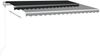 vidaXL Automatische Markise mit LED & Windsensor 400x350 cm Anthrazit 3068994 Bild 3